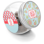 Blue Paisley Puppy Treat Jar (Personalized)