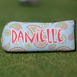 Blue Paisley Blade Putter Cover (Personalized)
