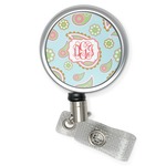 Blue Paisley Retractable Badge Reel (Personalized)