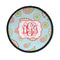 Blue Paisley Round Patch