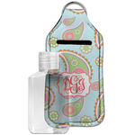 Blue Paisley Hand Sanitizer & Keychain Holder - Large (Personalized)