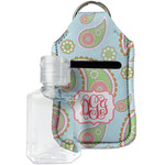Blue Paisley Hand Sanitizer & Keychain Holder - Small (Personalized)