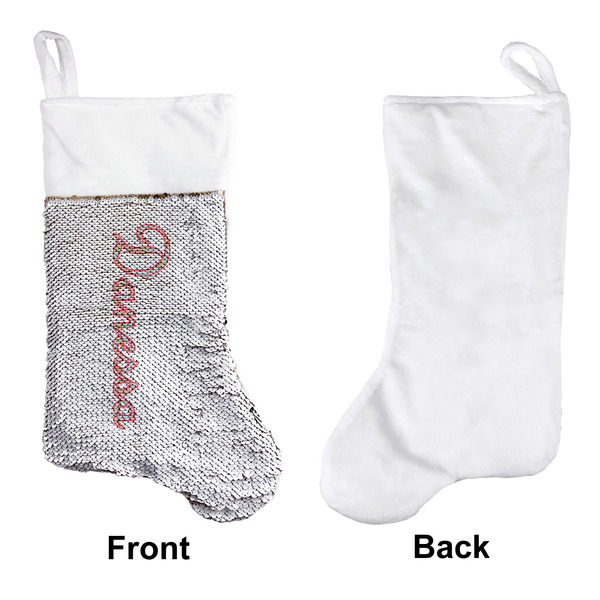 Blue Paisley Sequin Stocking - Approval