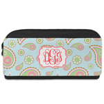 Blue Paisley Shoe Bag (Personalized)