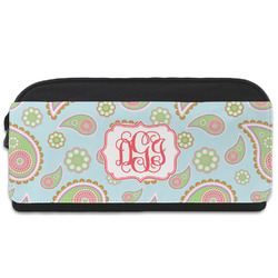 Blue Paisley Shoe Bag (Personalized)