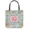 Blue Paisley Canvas Tote Bag - Small - 13"x13" (Personalized)