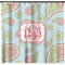 Blue Paisley Shower Curtain - Custom Size (Personalized)