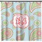Blue Paisley Shower Curtain - 71" x 74" (Personalized)