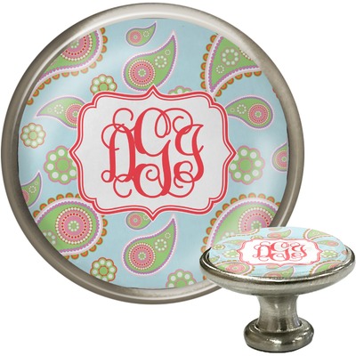 Blue Paisley Cabinet Knobs (Personalized)