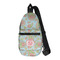 Blue Paisley Sling Bag (Personalized)