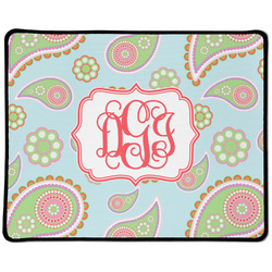 Blue Paisley Large Gaming Mouse Pad - 12.5" x 10" (Personalized)