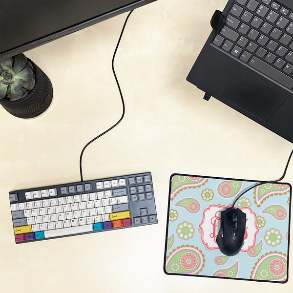 Blue Paisley Small Gaming Mats - LIFESTYLE