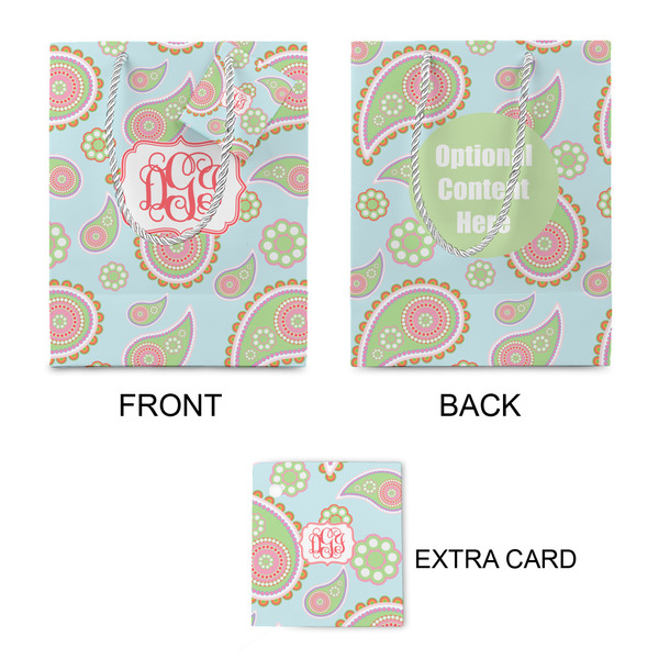 Blue Paisley Small Gift Bag - Approval