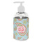 Blue Paisley Plastic Soap / Lotion Dispenser (8 oz - Small - White) (Personalized)