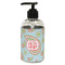 Blue Paisley Plastic Soap / Lotion Dispenser (8 oz - Small - Black) (Personalized)