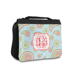 Blue Paisley Toiletry Bag - Small (Personalized)