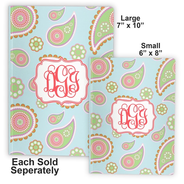 Blue Paisley Soft Cover Journal - Compare
