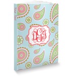 Blue Paisley Softbound Notebook (Personalized)
