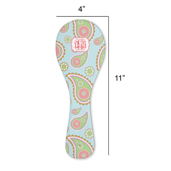 Blue Paisley Spoon Rest Trivet - APPROVAL