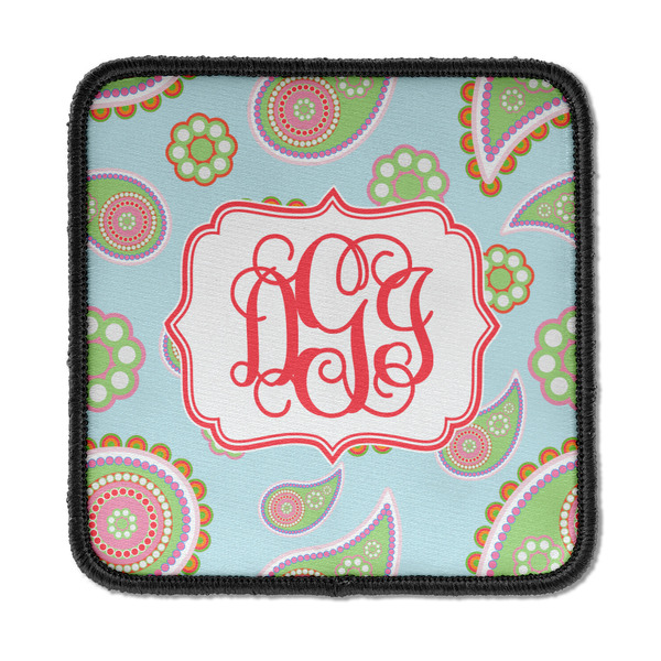 Blue Paisley Square Patch