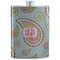 Blue Paisley Stainless Steel Flask