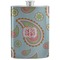 Blue Paisley Stainless Steel Flask (Personalized)