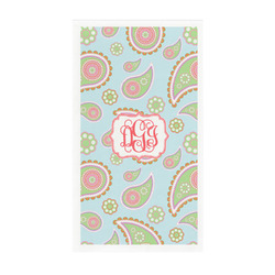 Blue Paisley Guest Towels - Full Color - Standard (Personalized)