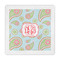 Blue Paisley Decorative Paper Napkins (Personalized)
