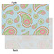Blue Paisley Tissue Paper - Heavyweight - Small - Front & Back