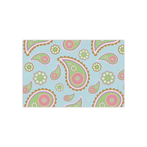 Custom Blue Paisley Small Tissue Papers Sheets - Heavyweight