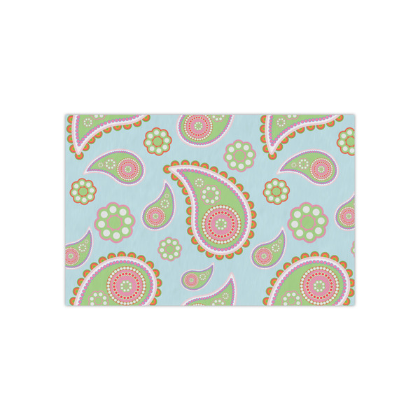 Custom Blue Paisley Small Tissue Papers Sheets - Lightweight