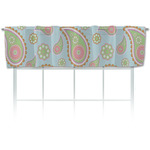 Blue Paisley Valance