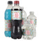 Blue Paisley Water Bottle Label - Multiple Bottle Sizes