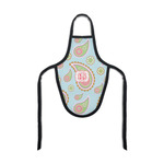Blue Paisley Bottle Apron (Personalized)