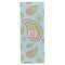 Blue Paisley Wine Gift Bag - Gloss - Front