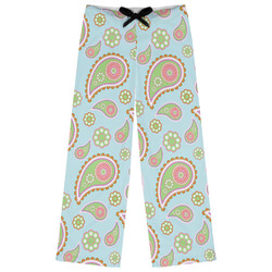 Blue Paisley Womens Pajama Pants
