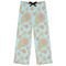 Blue Paisley Womens Pajama Pants - XS