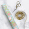 Blue Paisley Wrapping Paper Rolls - Lifestyle 1