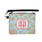 Blue Paisley Wristlet ID Case w/ Monogram