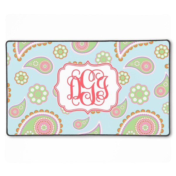 Blue Paisley XXL Gaming Mouse Pads - 24" x 14" - APPROVAL