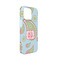 Blue Paisley iPhone Case - Plastic - iPhone 13 Mini (Personalized)