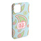 Blue Paisley iPhone 15 Pro Max Case - Angle