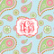 Blue Paisley