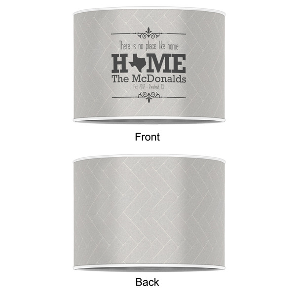 Home State 12" Drum Lampshade - APPROVAL (Poly Film)
