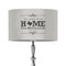 Home State 12" Drum Lampshade - ON STAND (Fabric)