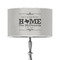 Home State 12" Drum Lampshade - ON STAND (Poly Film)