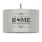 Home State 12" Drum Lampshade - PENDANT (Fabric)