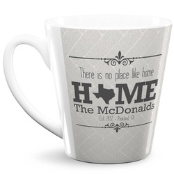 Home State 12 Oz Latte Mug (Personalized)