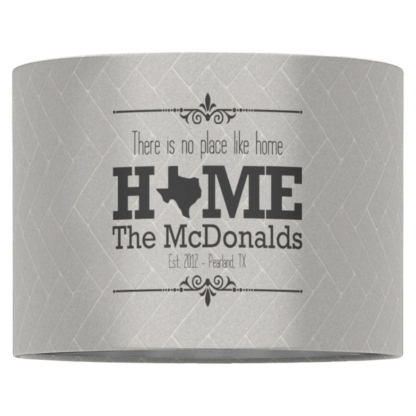 Home State 16" Drum Lampshade - FRONT (Fabric)