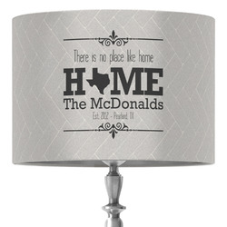 Home State 16" Drum Lamp Shade - Fabric (Personalized)